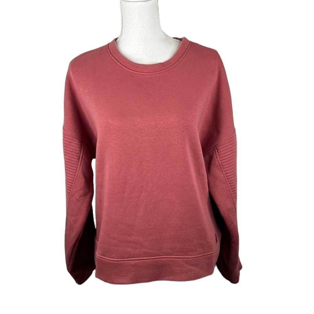 Reebok Mauve Super Soft Long Sleeve Crew Neck Sweatshirt Size Large